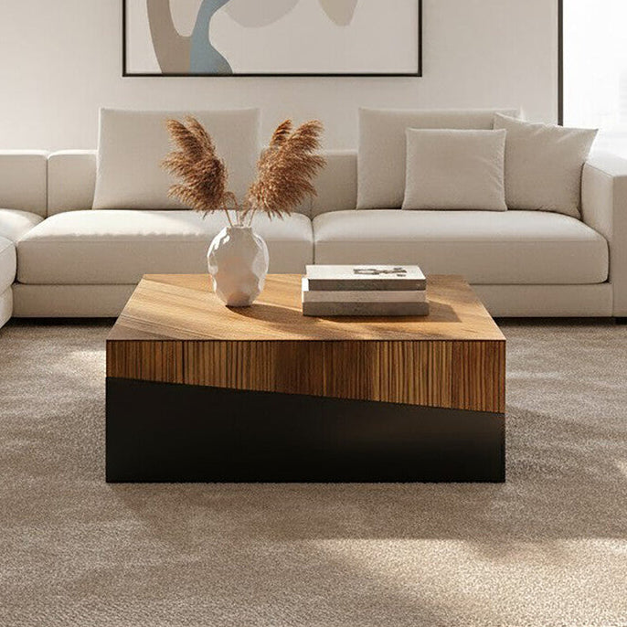 Gabor wood coffee table in a living room